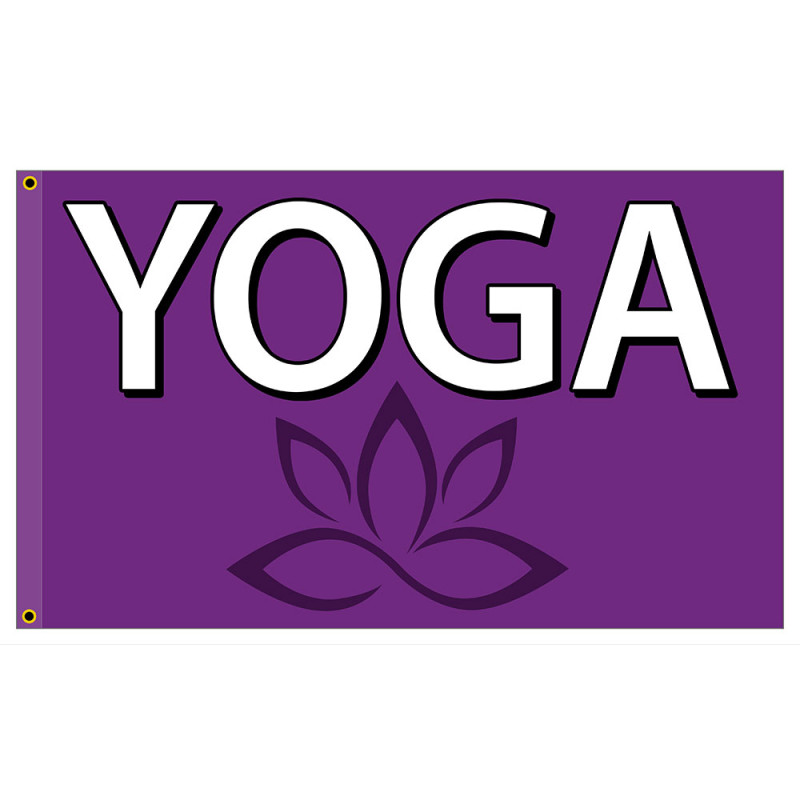 YOGA Premium 3x5 Foot Flag OR Optional Flag with Mounting Kit