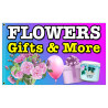 Flowers Gifts & More Premium 3x5 Foot Flag OR Optional Flag with Mounting Kit