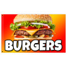 Burgers Premium 3x5 Foot Flag OR Optional Flag with Mounting Kit