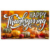 Happy Thanksgiving Premium 3x5 Foot Flag OR Optional Flag with Mounting Kit