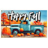 Happy Fall - Truck Premium 3x5 foot Flag OR Optional Flag with Mounting Kit