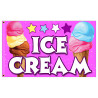 Ice Cream Pink Premium 3x5 foot Flag OR Optional Flag with Mounting Kit