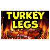 Turkey Legs 3x5 Premium Polyester Flag (Made in The USA)