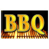 BBQ 3x5 Premium Polyester Flag (Made in The USA)