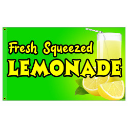 Fresh Squeezed Lemonade Premium 3x5 foot Flag OR Optional Flag with Mounting Kit