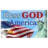 Bless GOD America Premium 3x5 foot Flag OR Optional Flag with Mounting Kit