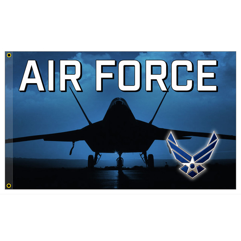 United States AIR FORCE Premium 3x5 foot Flag OR Optional Flag with Mounting Kit