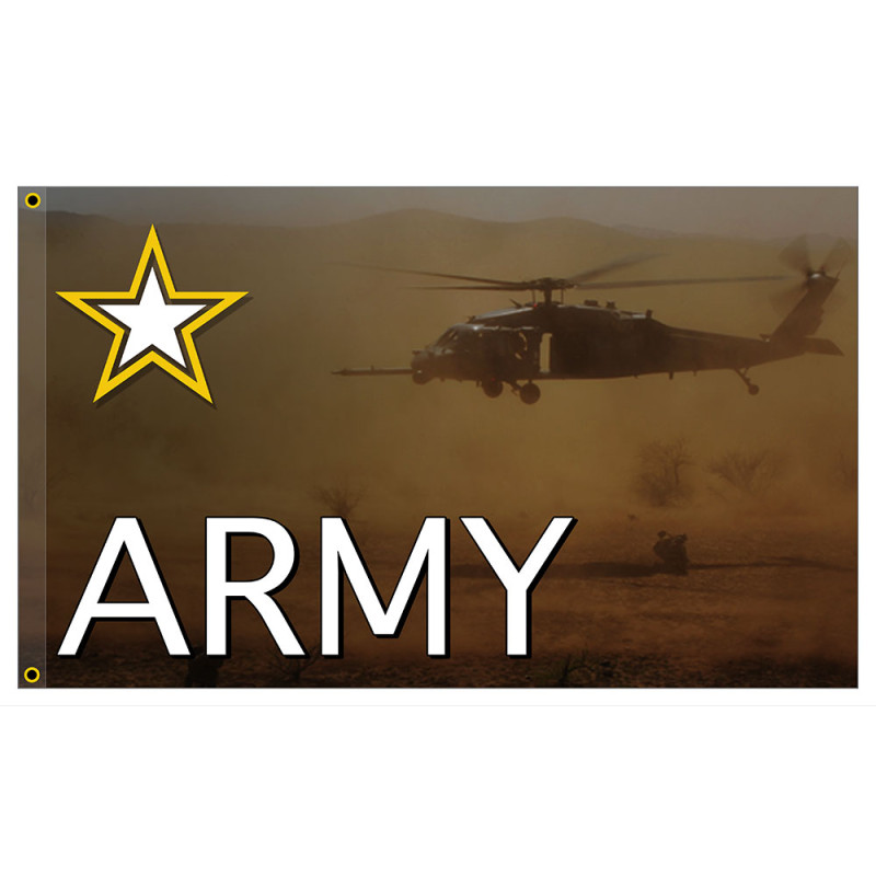 United States ARMY Premium 3x5 foot Flag OR Optional Flag with Mounting Kit