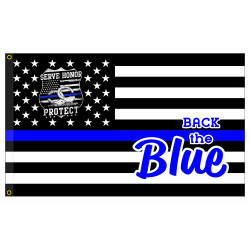 Back The Blue Premium 3x5...