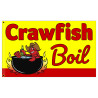 Crawfish Boil Premium 3x5 foot Flag OR Optional Flag with Mounting Kit
