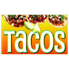 Tacos Premium 3x5 foot Flag OR Optional Flag with Mounting Kit