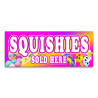 Quishies Sold Here Vinyl Banner with Optional Sizes (Made in the USA)