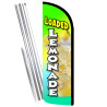 Loaded Lemonade Premium Windless Feather Flag Bundle (Complete Kit) OR Optional Replacement Flag Only