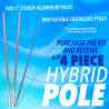 Loaded Lemonade Premium Windless Feather Flag Bundle (Complete Kit) OR Optional Replacement Flag Only