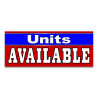 Units Available Vinyl Banner with Optional Sizes (Made in the USA)