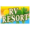 RV Resort Premium 3x5 Flag OR Optional Flag with Mounting Kit