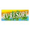 RV Resort Vinyl Banner with Optional Sizes (Made in the USA)