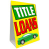 Title Loans Economy A-Frame Sign
