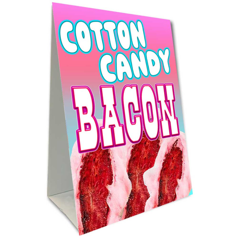 Cotton Candy Bacon Economy A-Frame Sign