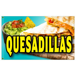 Quesadillas Premium 3x5 Flag OR Optional Flag with Mounting Kit