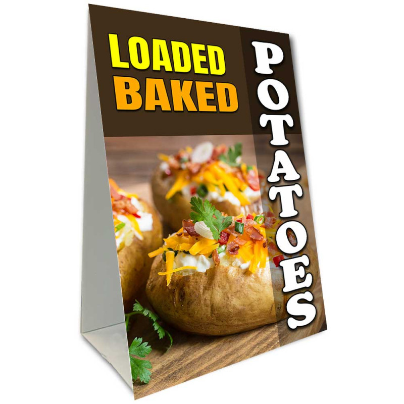 Loaded Baked Potatoes Economy A-Frame Sign