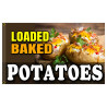 Loaded Baked Potatoes Premium 3x5 Flag OR Optional Flag with Mounting Kit