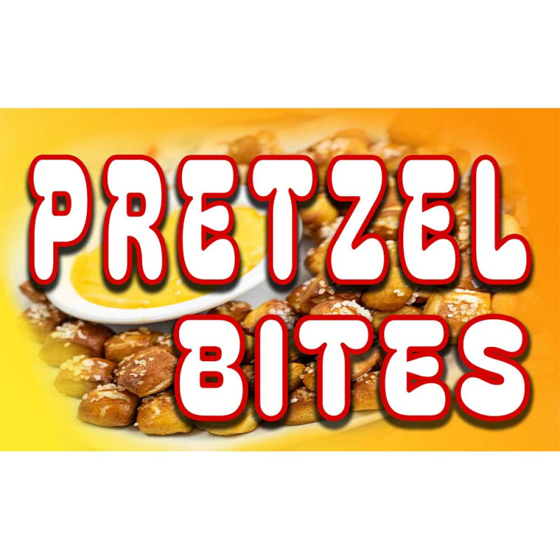 Pretzel Bites Premium 3x5 Flag OR Optional Flag with Mounting Kit