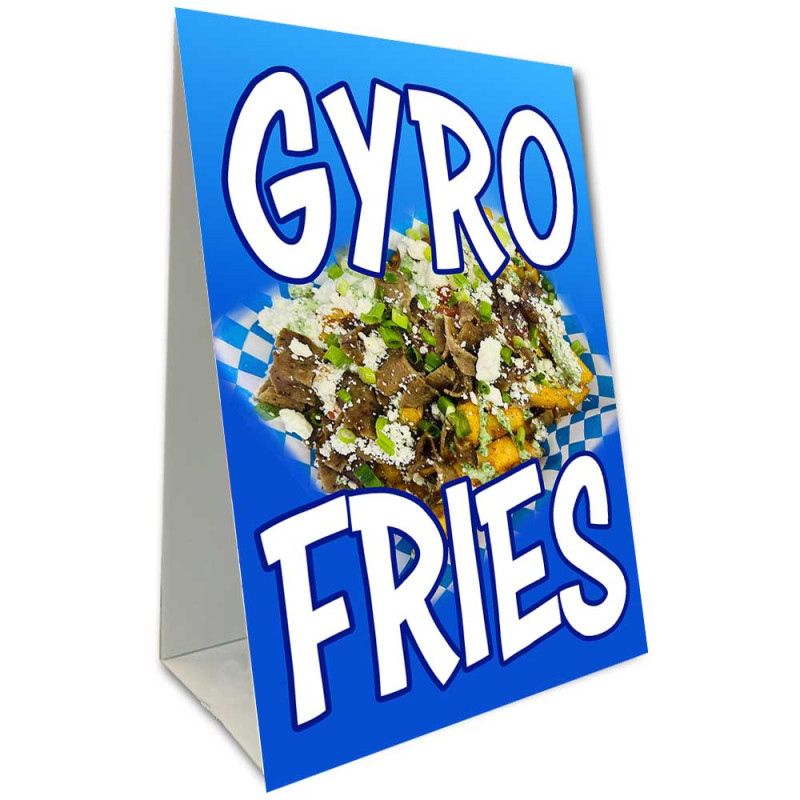 Gyro Fries Economy A-Frame Sign