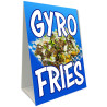 Gyro Fries Economy A-Frame Sign
