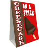 Cheesecake on a Stick Economy A-Frame Sign