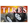 Tires Premium 3x5 Flag OR Optional Flag with Mounting Kit