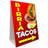 Birria Tacos Economy A-Frame Sign