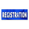 Registration Vinyl Banner with Optional Sizes (Made in the USA)