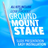 Register Here Premium Windless Feather Flag Bundle (Complete Kit) OR Optional Replacement Flag Only