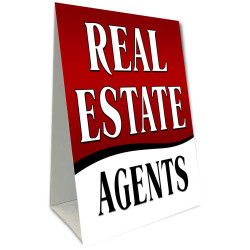 Real Estate Agents Economy A-Frame Sign
