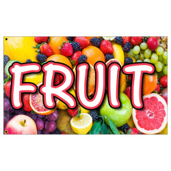 Fruit Premium 3x5 Flag OR Optional Flag with Mounting Kit
