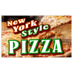 New York Pizza Premium 3x5 Flag OR Optional Flag with Mounting Kit