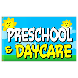 Preschool & Daycare Premium 3x5 Flag OR Optional Flag with Mounting Kit