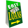 Easy Loans Economy A-Frame Sign