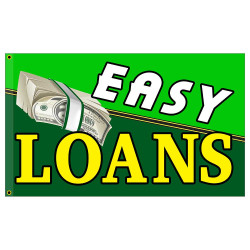 Easy Loans Premium 3x5 Flag OR Optional Flag with Mounting Kit