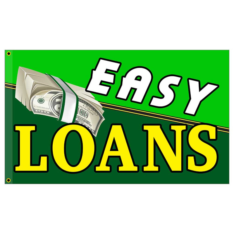 Easy Loans Premium 3x5 Flag OR Optional Flag with Mounting Kit