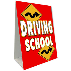 Driving School Economy A-Frame Sign