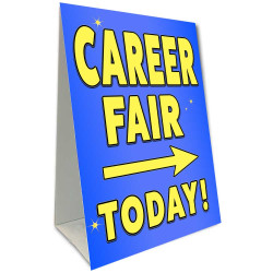 Career Fair Today Economy A-Frame Sign