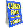 Career Fair Today Economy A-Frame Sign