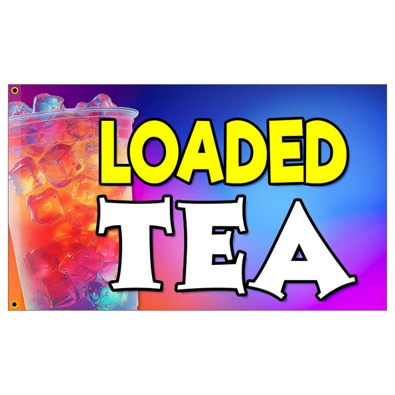 Loaded Tea Premium 3x5 Flag OR Optional Flag with Mounting Kit