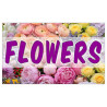 Flowers Premium 3x5 Flag OR Optional Flag with Mounting Kit