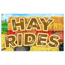 Hay Rides Premium 3x5 Flag...