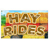 Hay Rides Premium 3x5 Flag OR Optional Flag with Mounting Kit