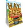 Hay Rides Economy A-Frame Sign