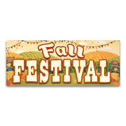 Fall Festival Vinyl Banner...
